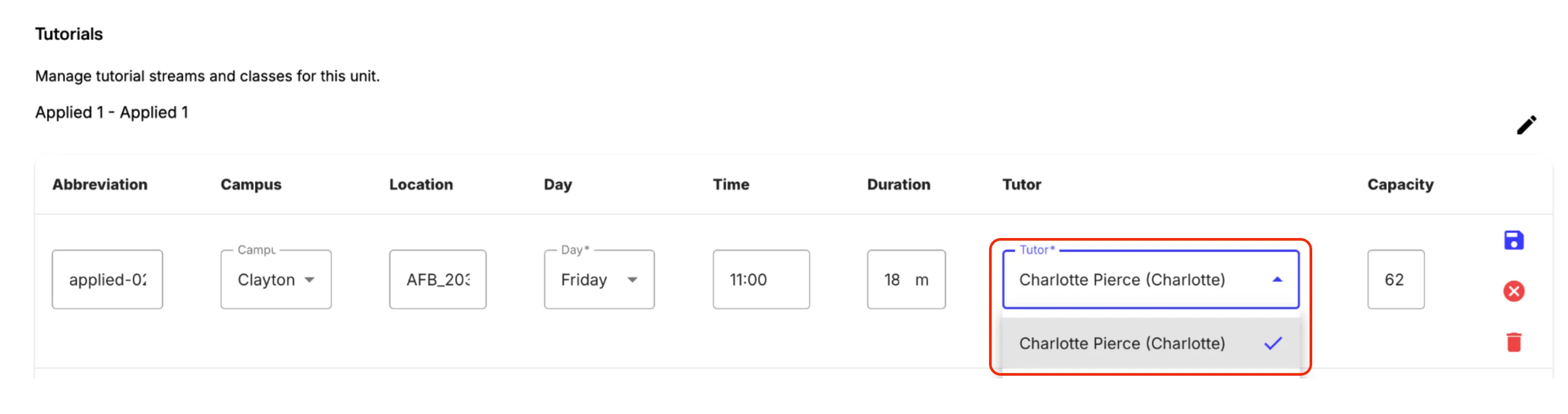 task details